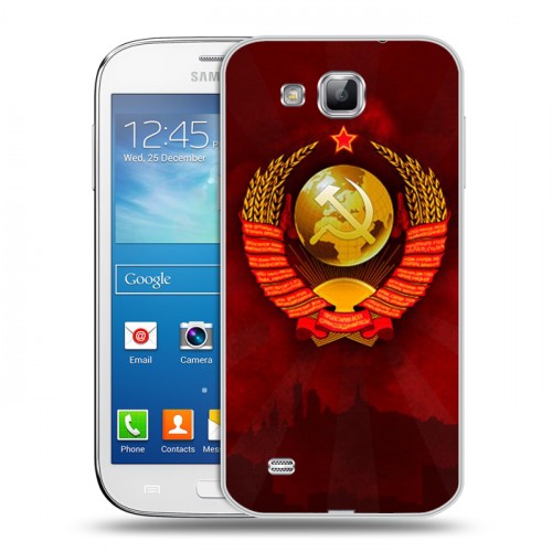Дизайнерский пластиковый чехол для Samsung Galaxy Premier Флаг СССР