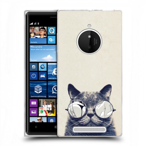 Дизайнерский пластиковый чехол для Nokia Lumia 830 Кошки
