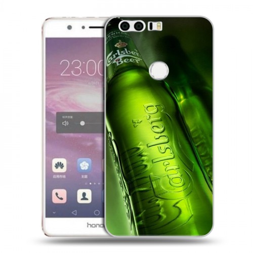 Дизайнерский пластиковый чехол для Huawei Honor 8 Carlsberg