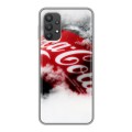 Дизайнерский силиконовый чехол для Samsung Galaxy A32 Coca-cola