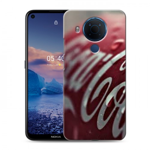 Дизайнерский силиконовый чехол для Nokia 5.4 Coca-cola
