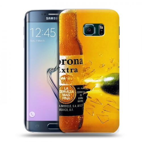 Дизайнерский пластиковый чехол для Samsung Galaxy S6 Edge Corona