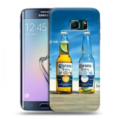 Дизайнерский пластиковый чехол для Samsung Galaxy S6 Edge Corona