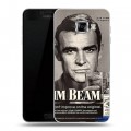 Дизайнерский пластиковый чехол для Samsung Galaxy C5 Jim Beam