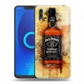 Дизайнерский силиконовый чехол для Alcatel 5V Jack Daniels