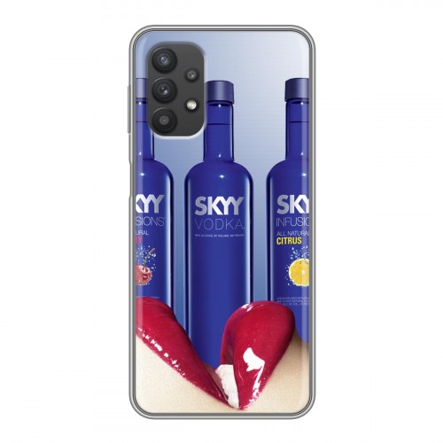Дизайнерский силиконовый чехол для Samsung Galaxy A32 Skyy Vodka