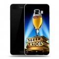 Дизайнерский пластиковый чехол для Samsung Galaxy C5 Stella Artois