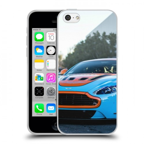 Дизайнерский пластиковый чехол для Iphone 5c Aston Martin