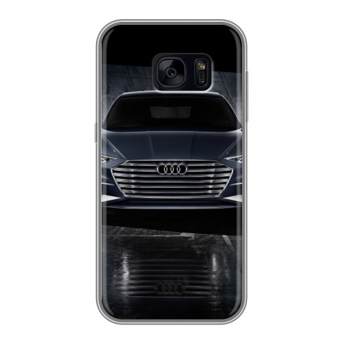 Дизайнерский силиконовый чехол для Samsung Galaxy S7 Edge Audi