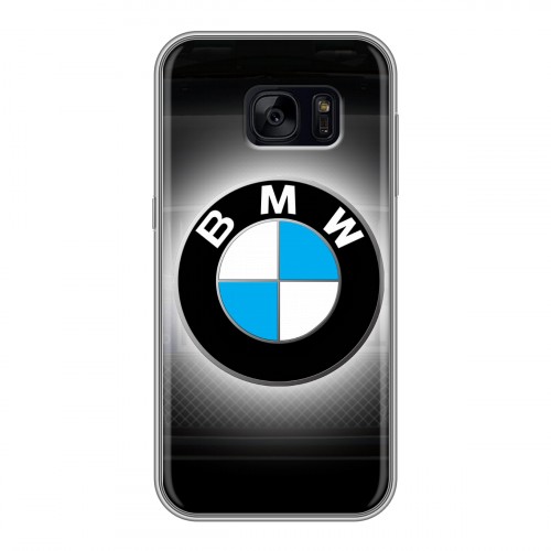 Дизайнерский силиконовый чехол для Samsung Galaxy S7 Edge BMW
