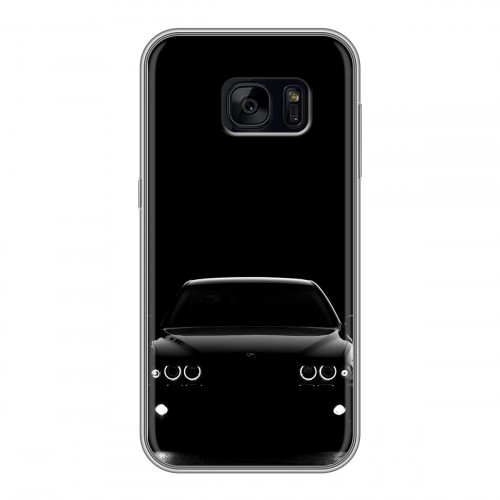 Дизайнерский силиконовый чехол для Samsung Galaxy S7 Edge BMW
