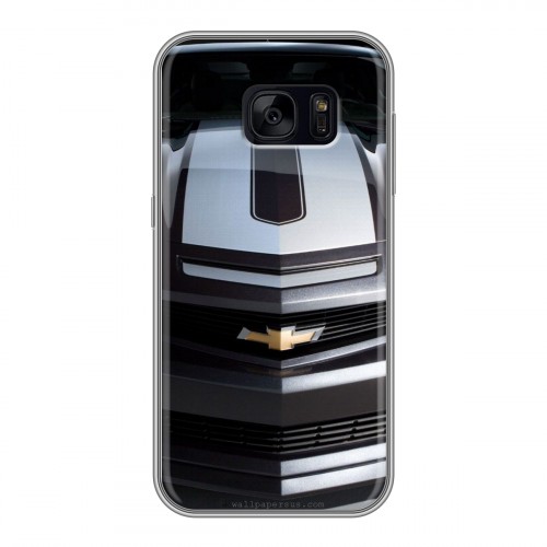Дизайнерский силиконовый чехол для Samsung Galaxy S7 Edge Chevrolet