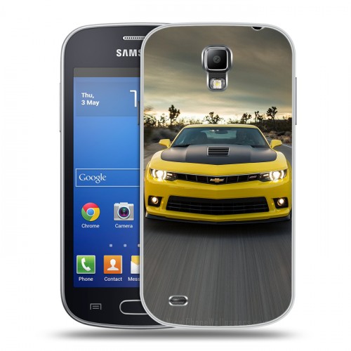 Дизайнерский пластиковый чехол для Samsung Galaxy S4 Active Chevrolet