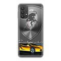 Дизайнерский силиконовый чехол для Samsung Galaxy A32 Lamborghini