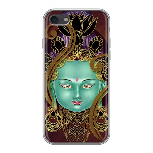 Дизайнерский силиконовый чехол для Iphone 7 Священный Будда