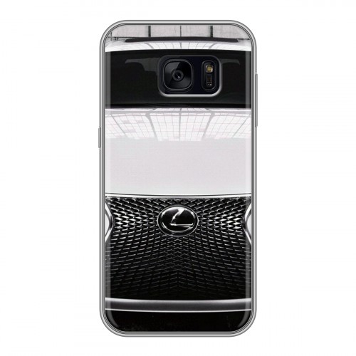 Дизайнерский силиконовый чехол для Samsung Galaxy S7 Edge Lexus