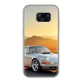 Дизайнерский силиконовый чехол для Samsung Galaxy S7 Edge Porsche