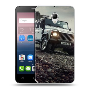 Дизайнерский силиконовый чехол для Alcatel One Touch POP 3 5.5 Land Rover (на заказ)