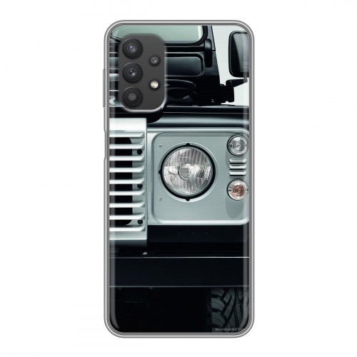 Дизайнерский силиконовый чехол для Samsung Galaxy A32 Land Rover