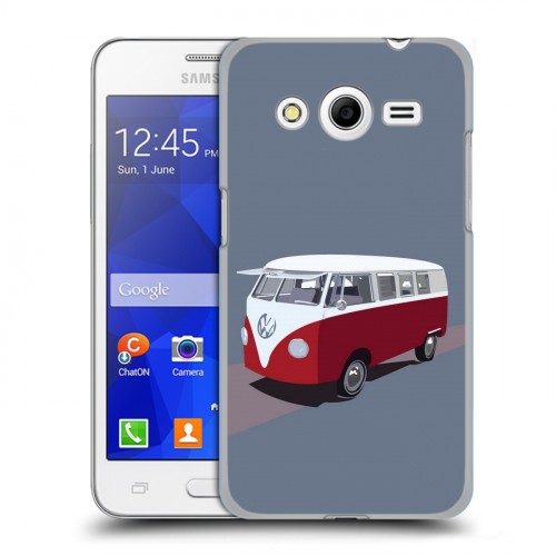 Дизайнерский пластиковый чехол для Samsung Galaxy Core 2 Volkswagen