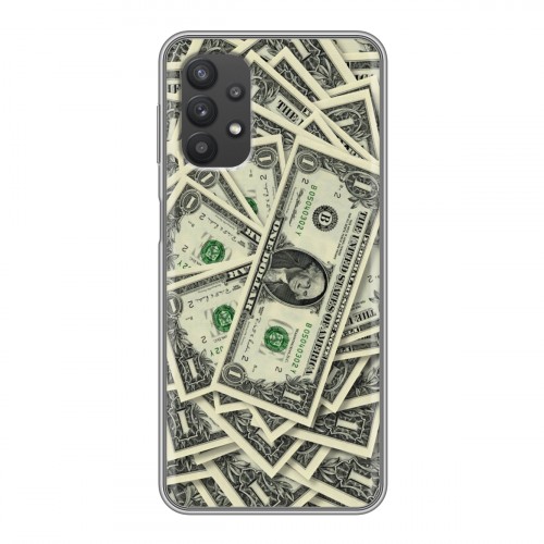 Дизайнерский силиконовый чехол для Samsung Galaxy A32 Текстуры денег