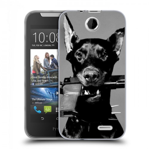 Дизайнерский силиконовый чехол для HTC Desire 310 Креатив дизайн