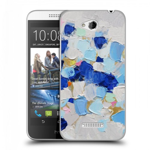Дизайнерский пластиковый чехол для HTC Desire 616 Креатив дизайн