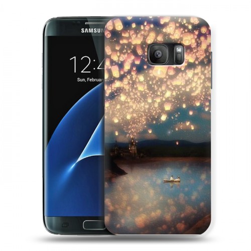 Дизайнерский силиконовый с усиленными углами чехол для Samsung Galaxy S7 Креатив дизайн
