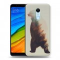 Дизайнерский пластиковый чехол для Xiaomi RedMi 5 Plus Медведи