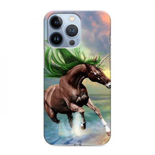 Дизайнерский силиконовый чехол для Iphone 13 Pro Лошади