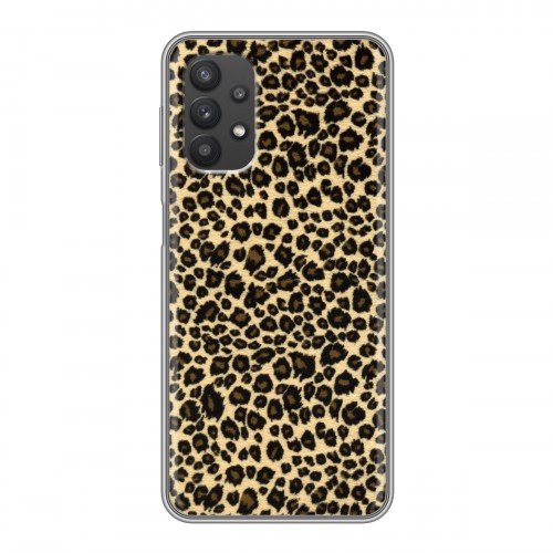 Дизайнерский силиконовый чехол для Samsung Galaxy A32 Леопард