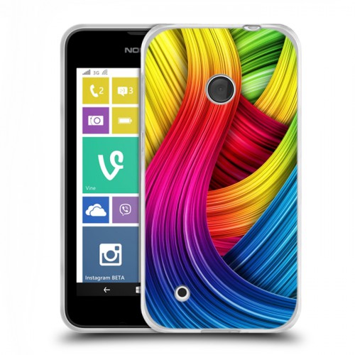 Дизайнерский пластиковый чехол для Nokia Lumia 530 Геометрия радости