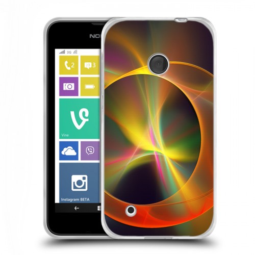 Дизайнерский пластиковый чехол для Nokia Lumia 530 Энергия красоты