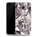 Дизайнерский пластиковый чехол для Samsung Galaxy C5 Кристаллы