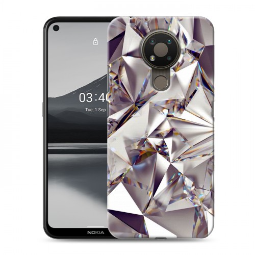 Дизайнерский силиконовый чехол для Nokia 3.4 Кристаллы