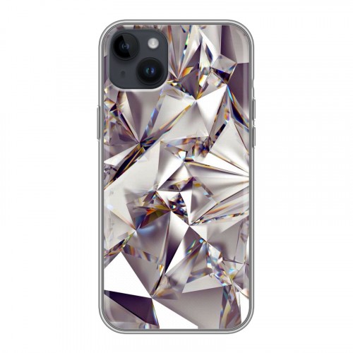 Дизайнерский пластиковый чехол для Iphone 14 Plus Кристаллы
