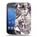 Дизайнерский пластиковый чехол для Samsung Galaxy S4 Active Кристаллы