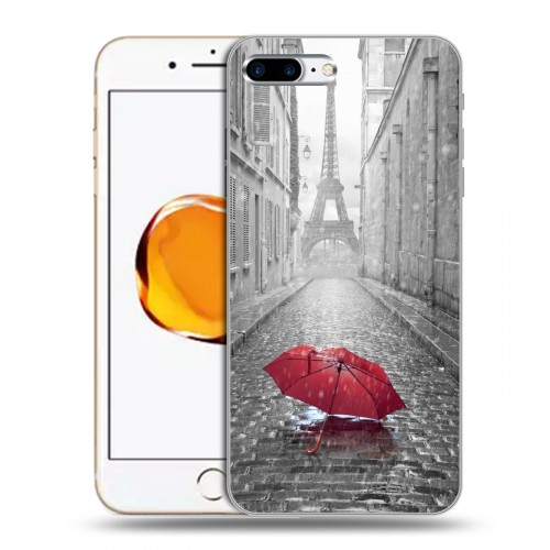 Дизайнерский пластиковый чехол для Iphone 7 Plus / 8 Plus Париж