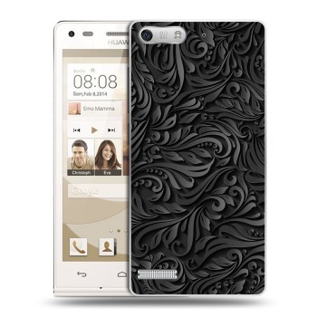Дизайнерский силиконовый чехол для Huawei Ascend G6 Креатив дизайн (на заказ)