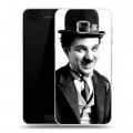 Дизайнерский пластиковый чехол для Samsung Galaxy C5 Чарли Чаплин