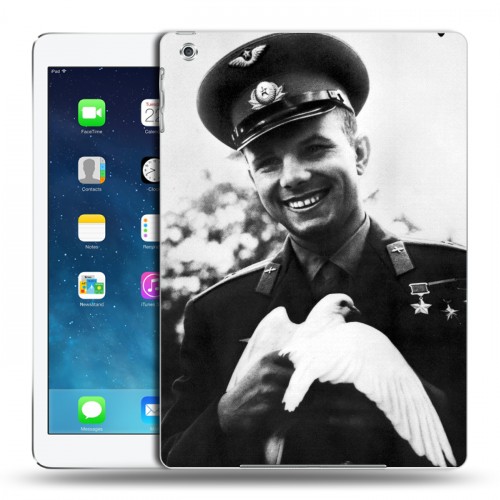 Дизайнерский силиконовый чехол для Ipad Air Юрий Гагарин