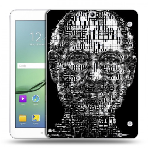 Дизайнерский силиконовый чехол для Samsung Galaxy Tab S2 9.7 Стив Джобс