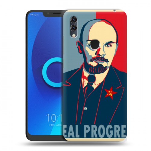 Дизайнерский силиконовый чехол для Alcatel 5V Владимир Ленин