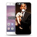Дизайнерский пластиковый чехол для Huawei Honor 8 Барак Обама