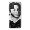 Дизайнерский силиконовый чехол для Samsung Galaxy A32 Александр Пушкин