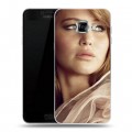 Дизайнерский пластиковый чехол для Samsung Galaxy C5 Дженнифер Лоуренс