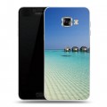 Дизайнерский пластиковый чехол для Samsung Galaxy C5 Пляж