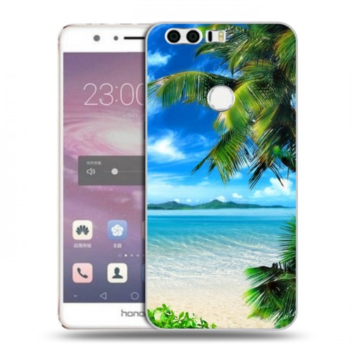 Дизайнерский пластиковый чехол для Huawei Honor 8 Пляж