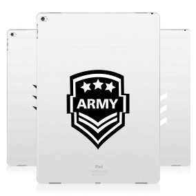 Дизайнерский силиконовый чехол для Ipad Pro Прозрачные армия