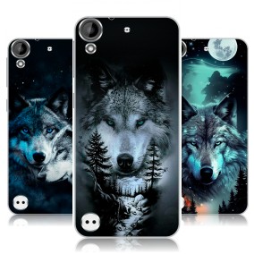 Дизайнерский силиконовый чехол для HTC Desire 530 Волки